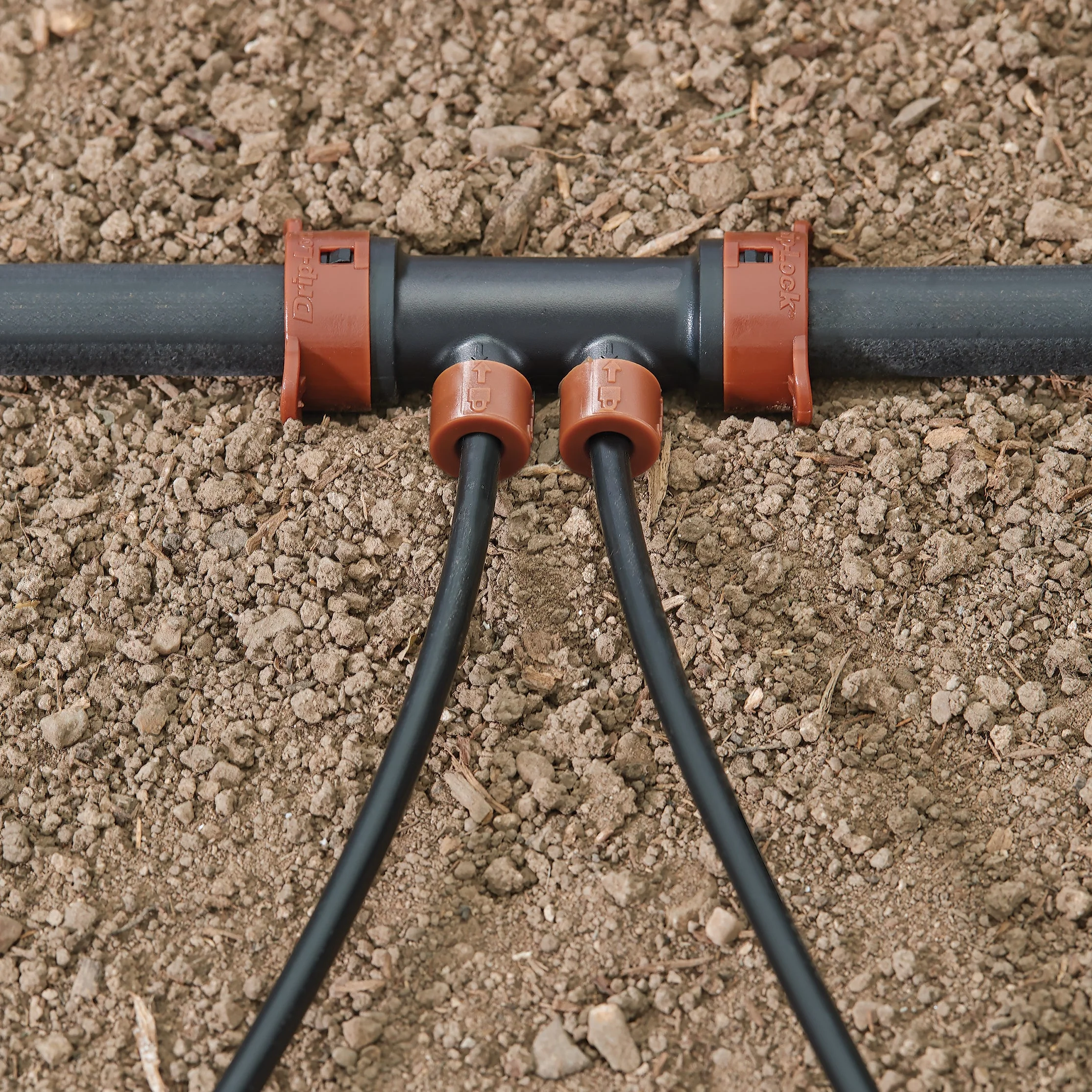 1/2" x 1/4" Drip-Lock 2-Port Drip Manifold 67046 - Image 2
