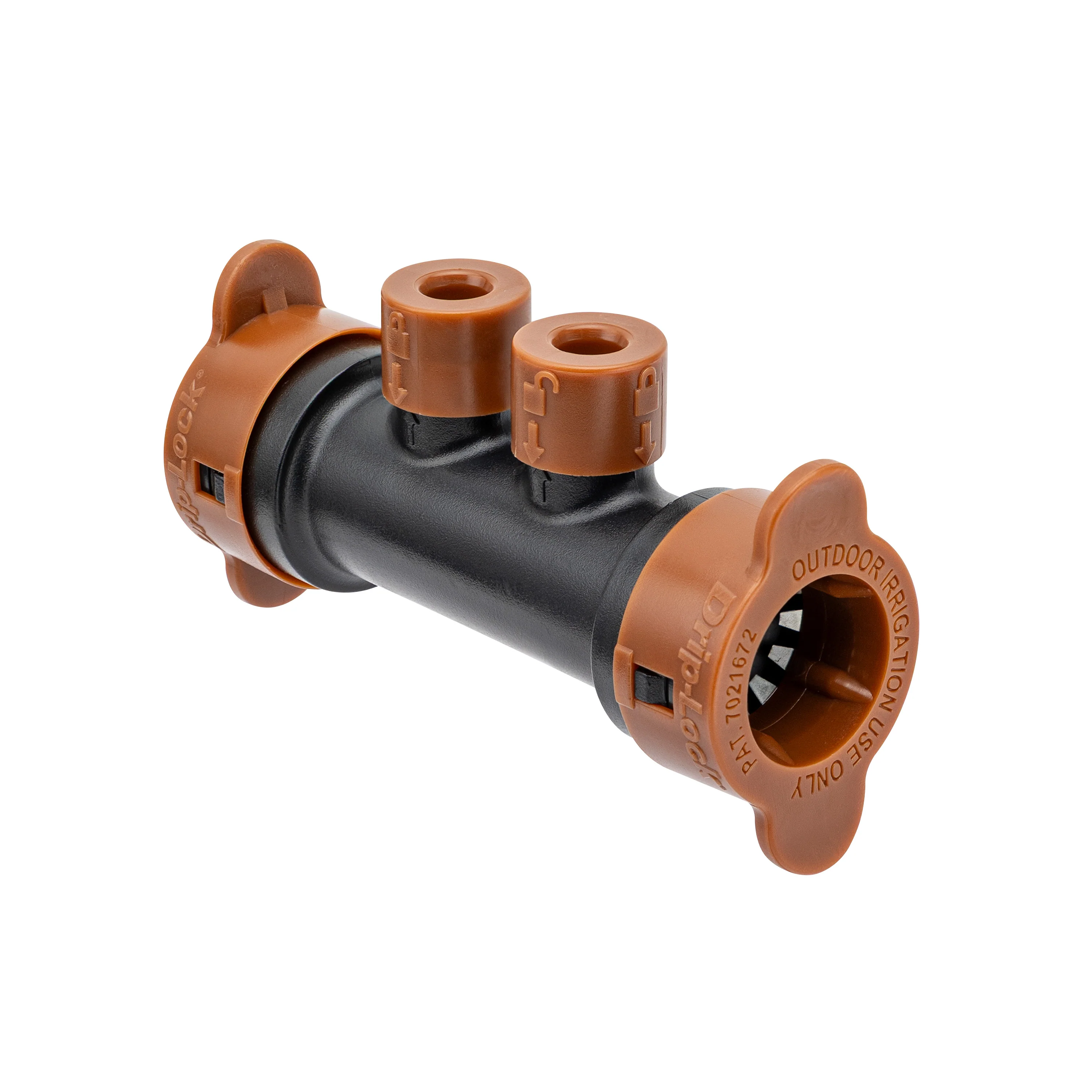 1/2" x 1/4" Drip-Lock 2-Port Drip Manifold 67046 - Image 4