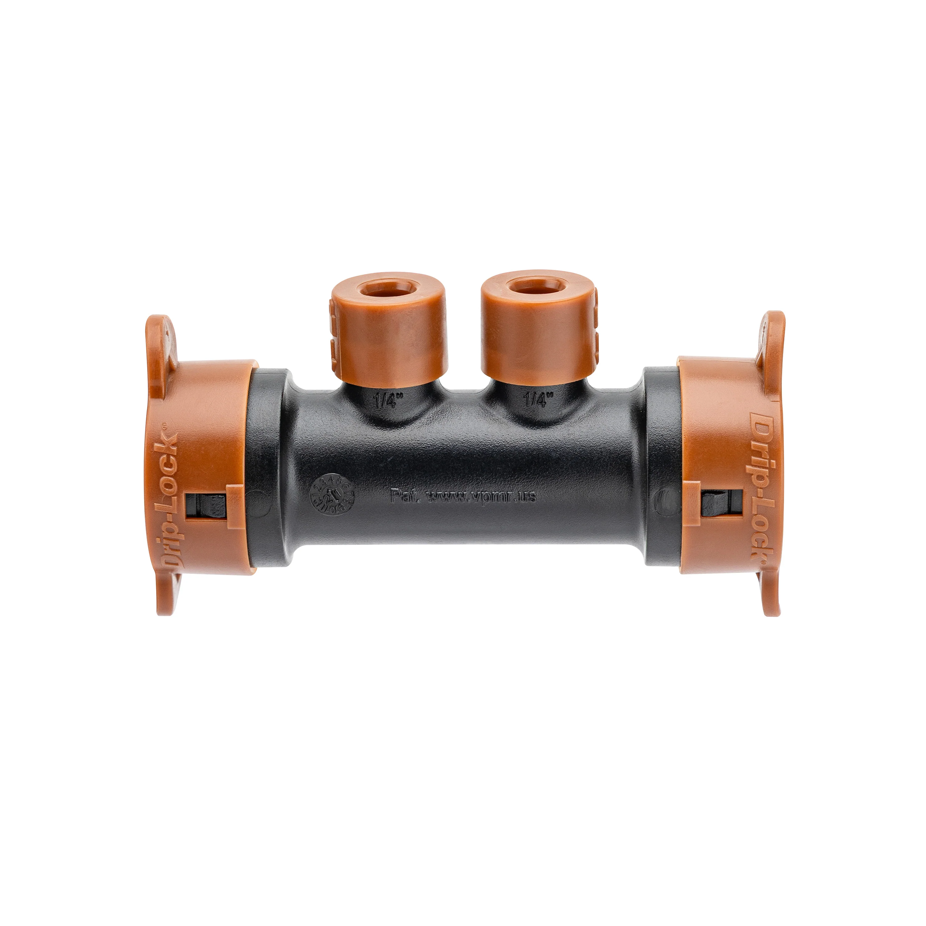 1/2" x 1/4" Drip-Lock 2-Port Drip Manifold 67046 - Image 6