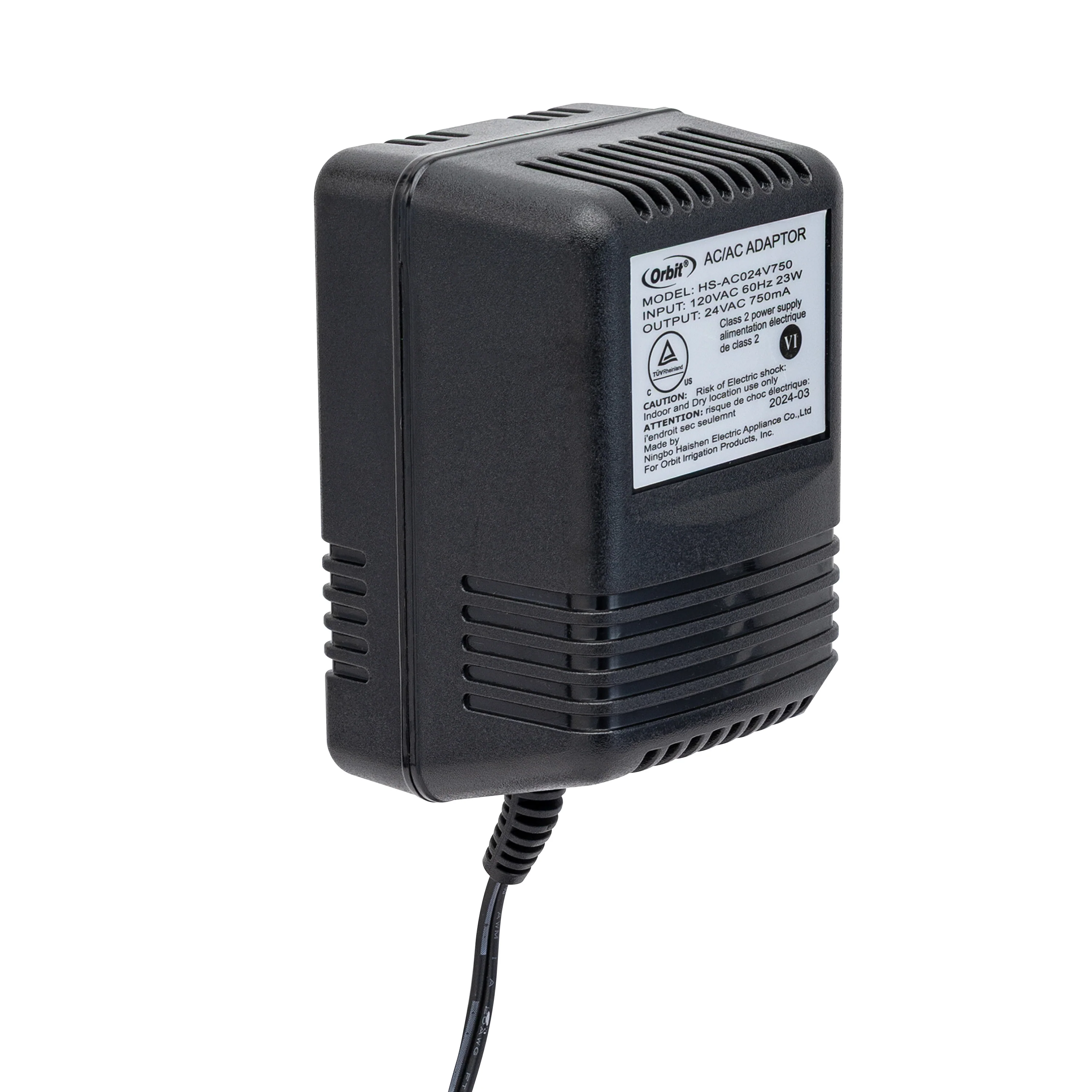 24V 750mA Transformer for Indoor Sprinkler Controllers 57040 - Image 5