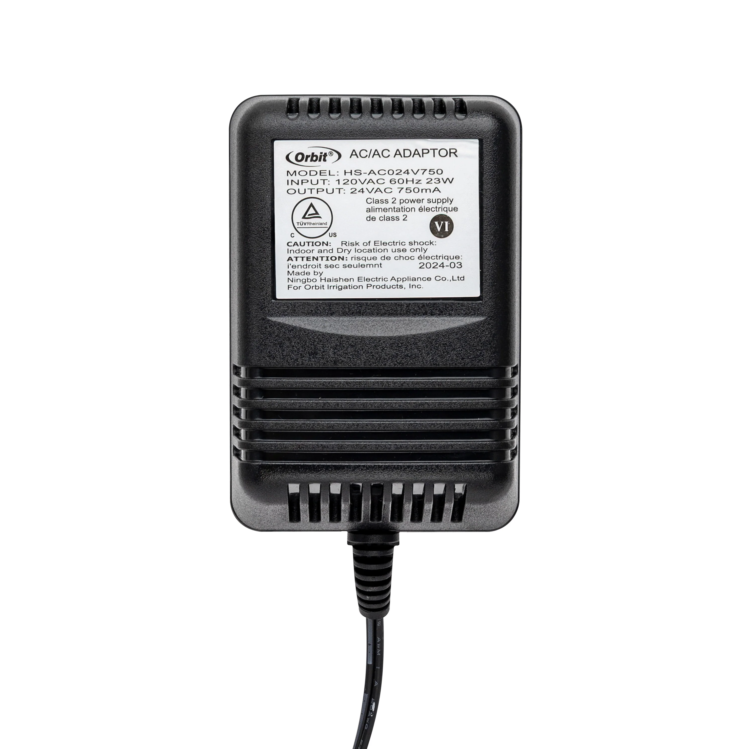 24V 750mA Transformer for Indoor Sprinkler Controllers 57040 - Image 6