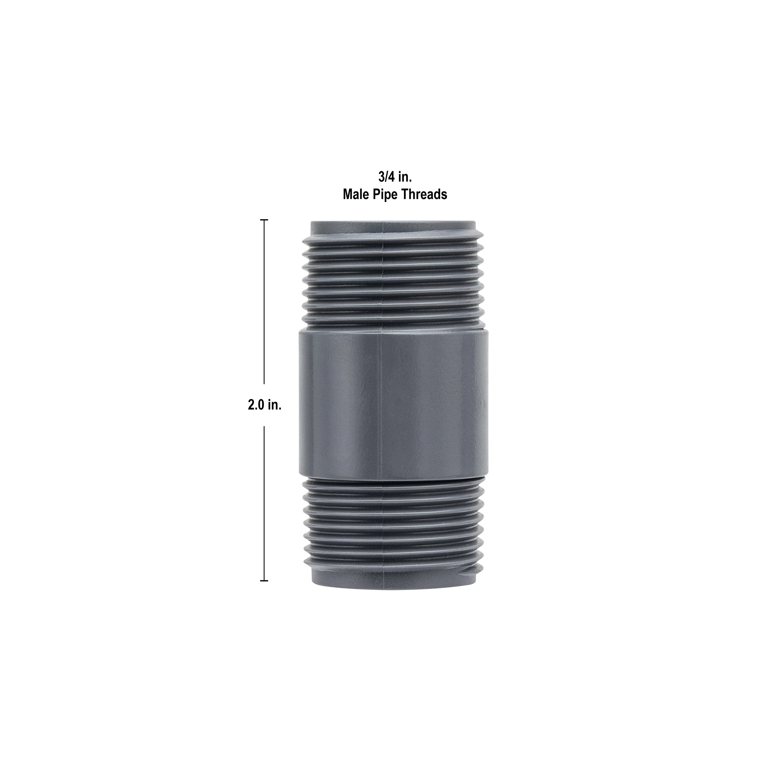 3/4" MPT x 2" PVC Sprinkler Riser | 38097 - Image 5