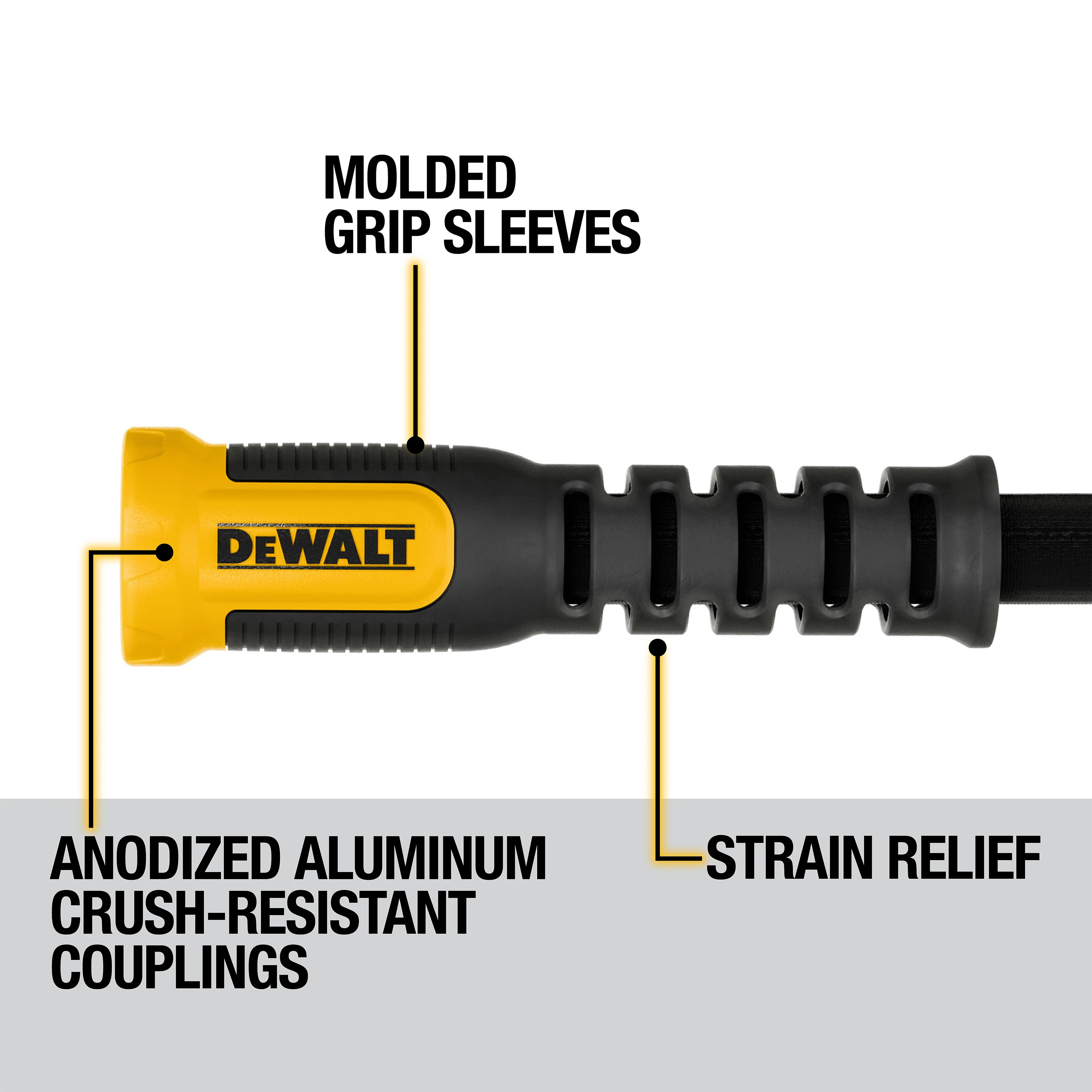 DeWalt 50'x5/8" HD Fabric Hose DXMH3302 - Image 4