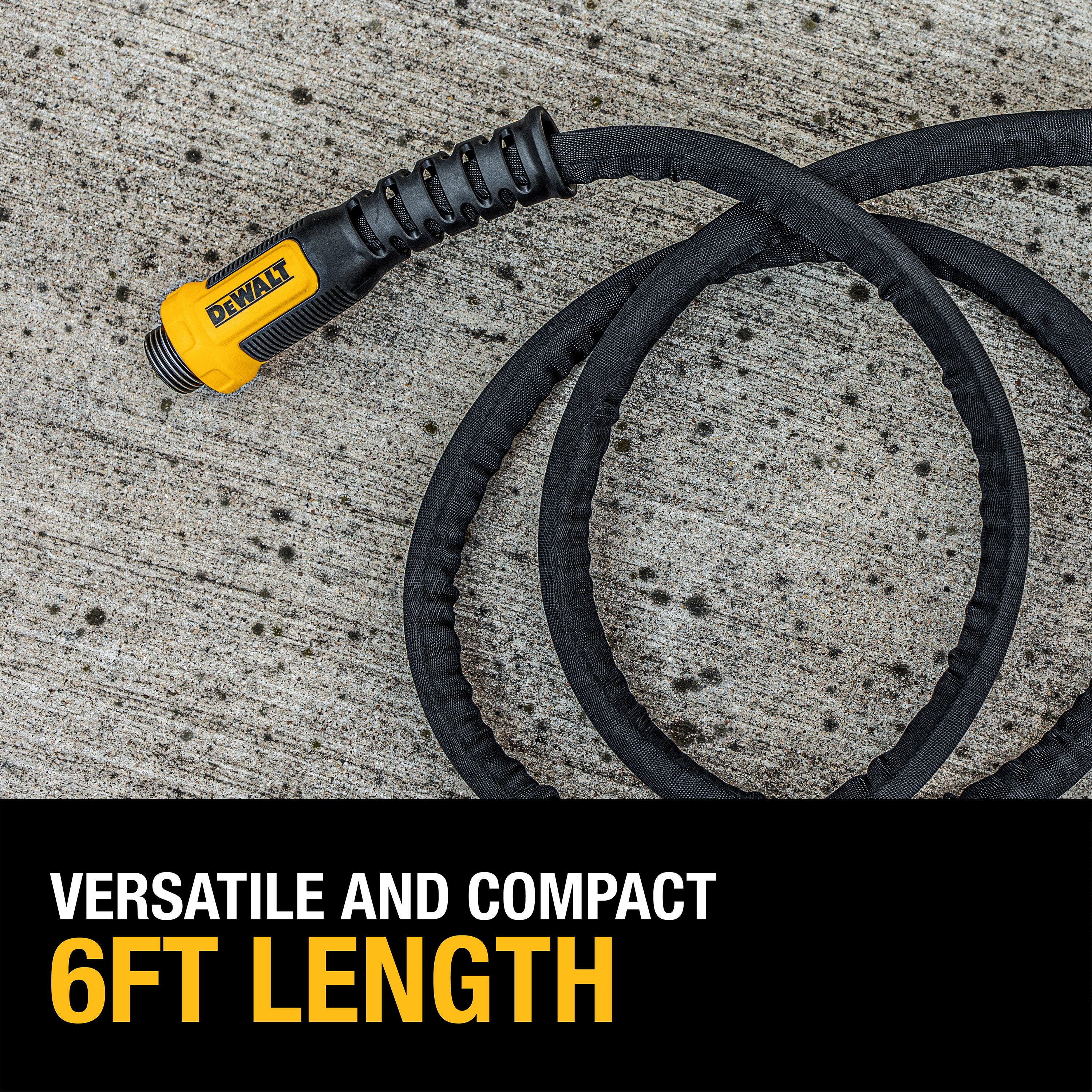 DEWALT 6 ft x 5/8" Fabric Hose DXMH3306 - Image 5