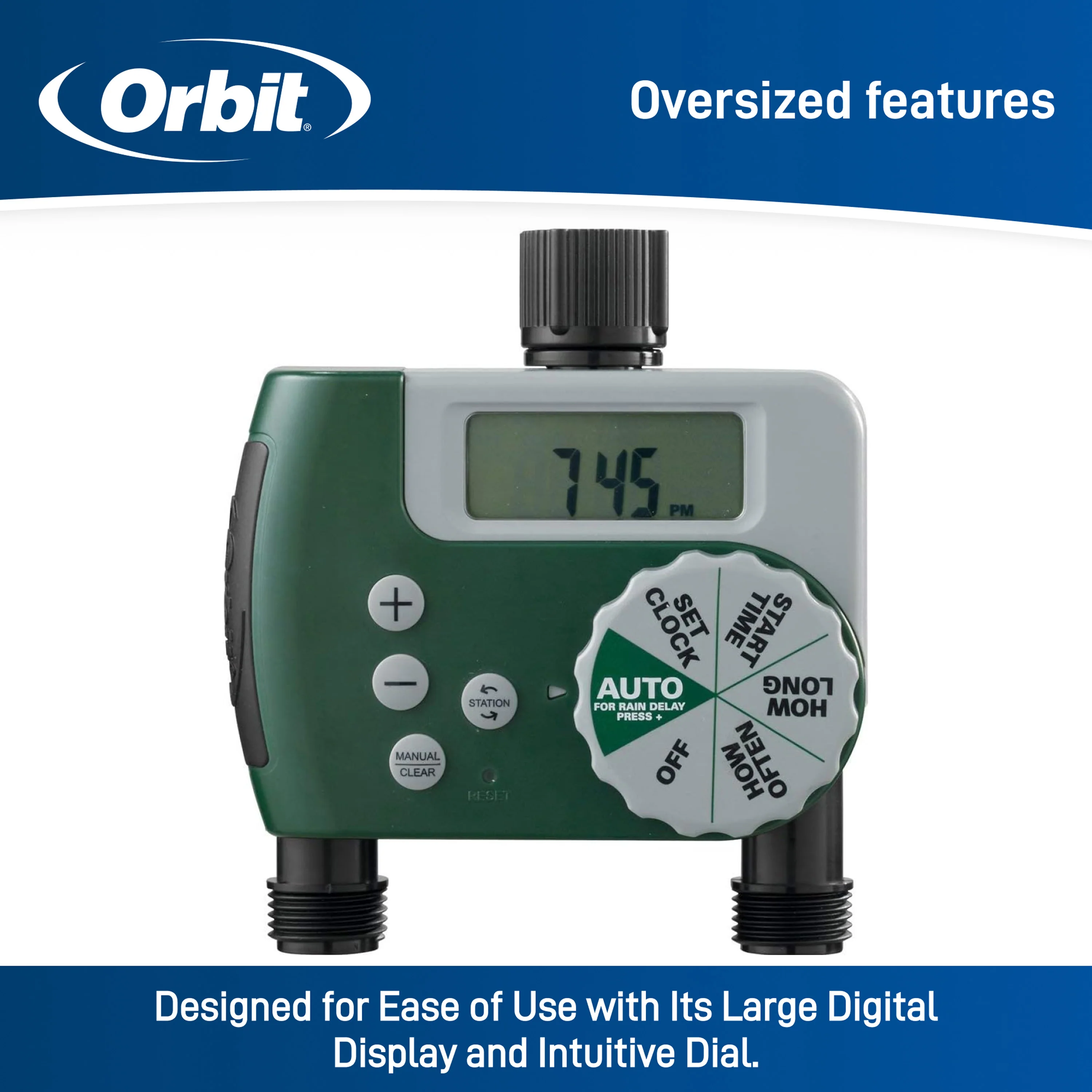 Digital 2 Outlet Hose Faucet Timer 58910 - Image 3