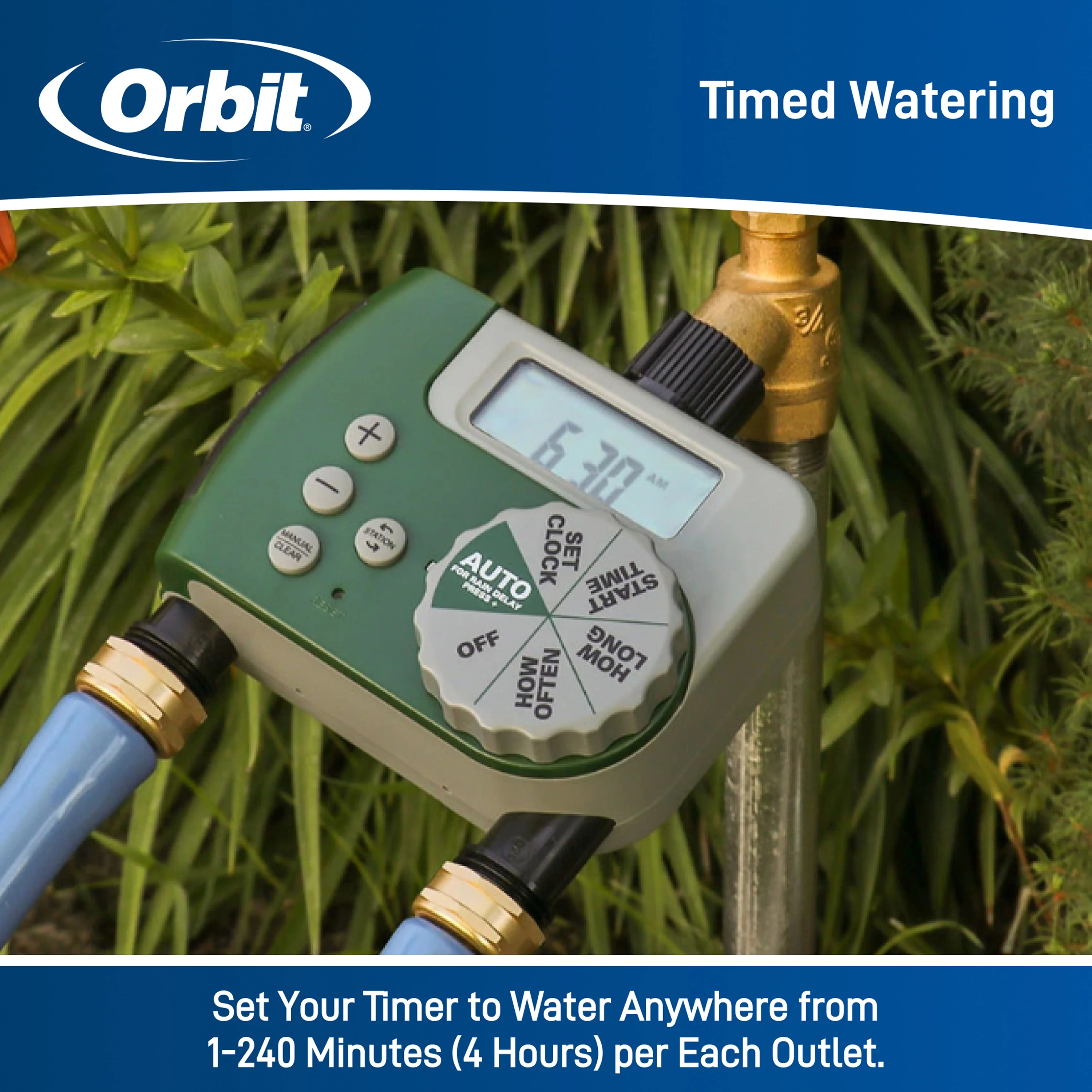 Digital 2 Outlet Hose Faucet Timer 58910 - Image 5