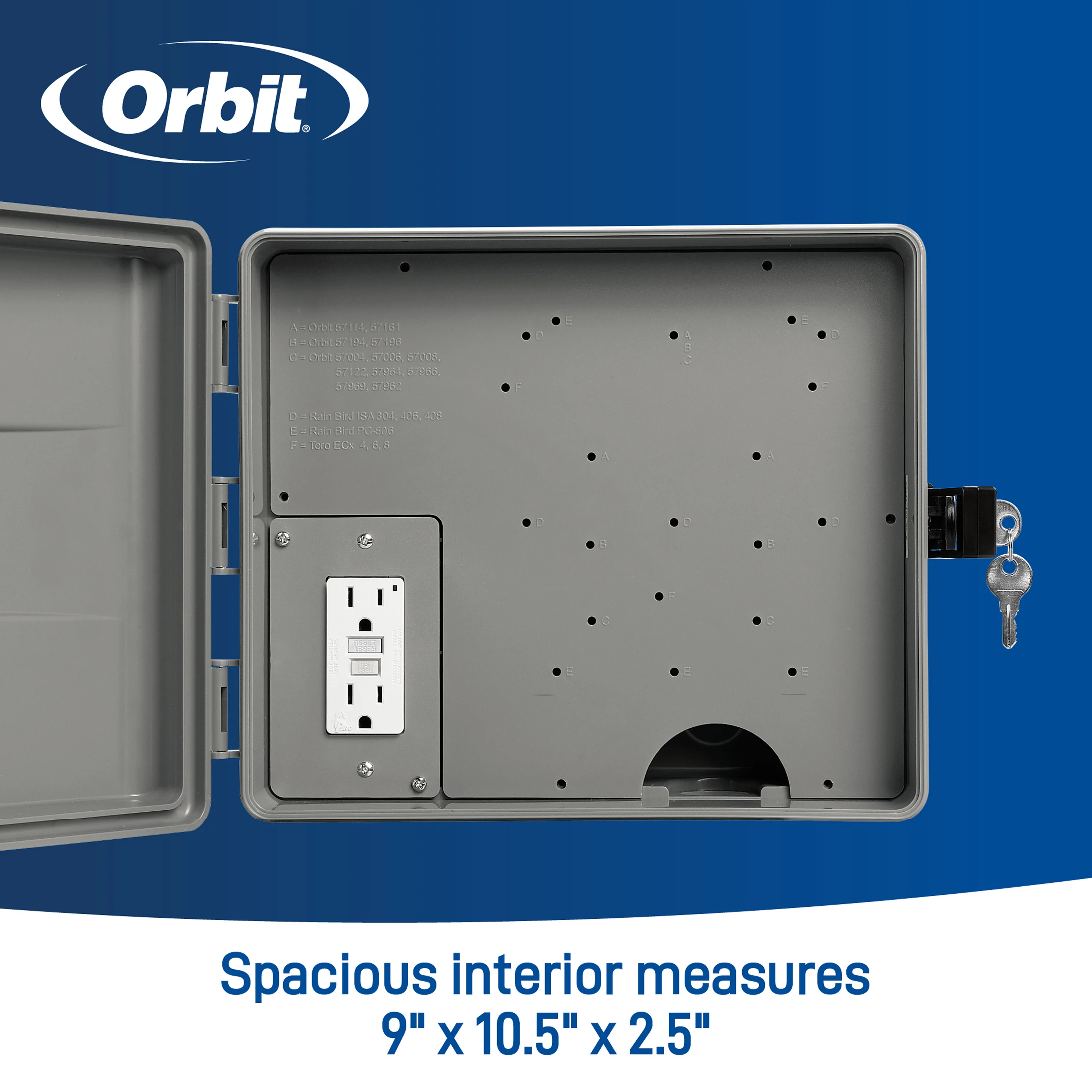 Outdoor Sprinkler Controller Cabinet with GFCI 57095 - Image 7