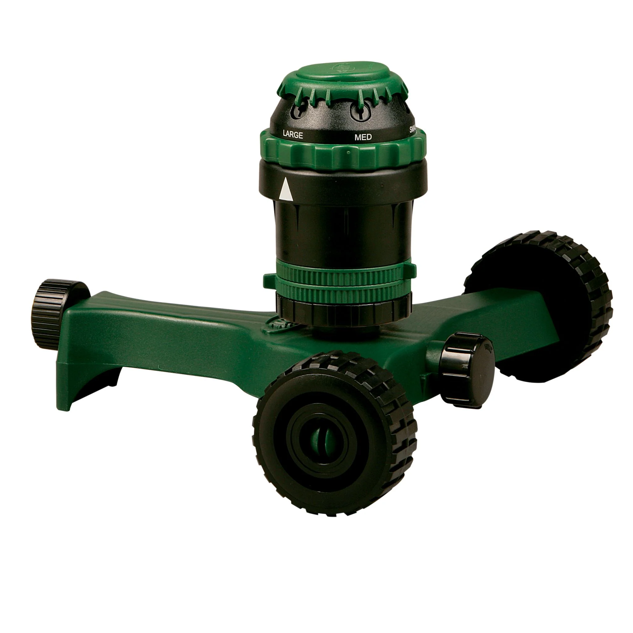 H2O-Six® Gear-Drive Sprinkler on Plastic Wheel Base 58572