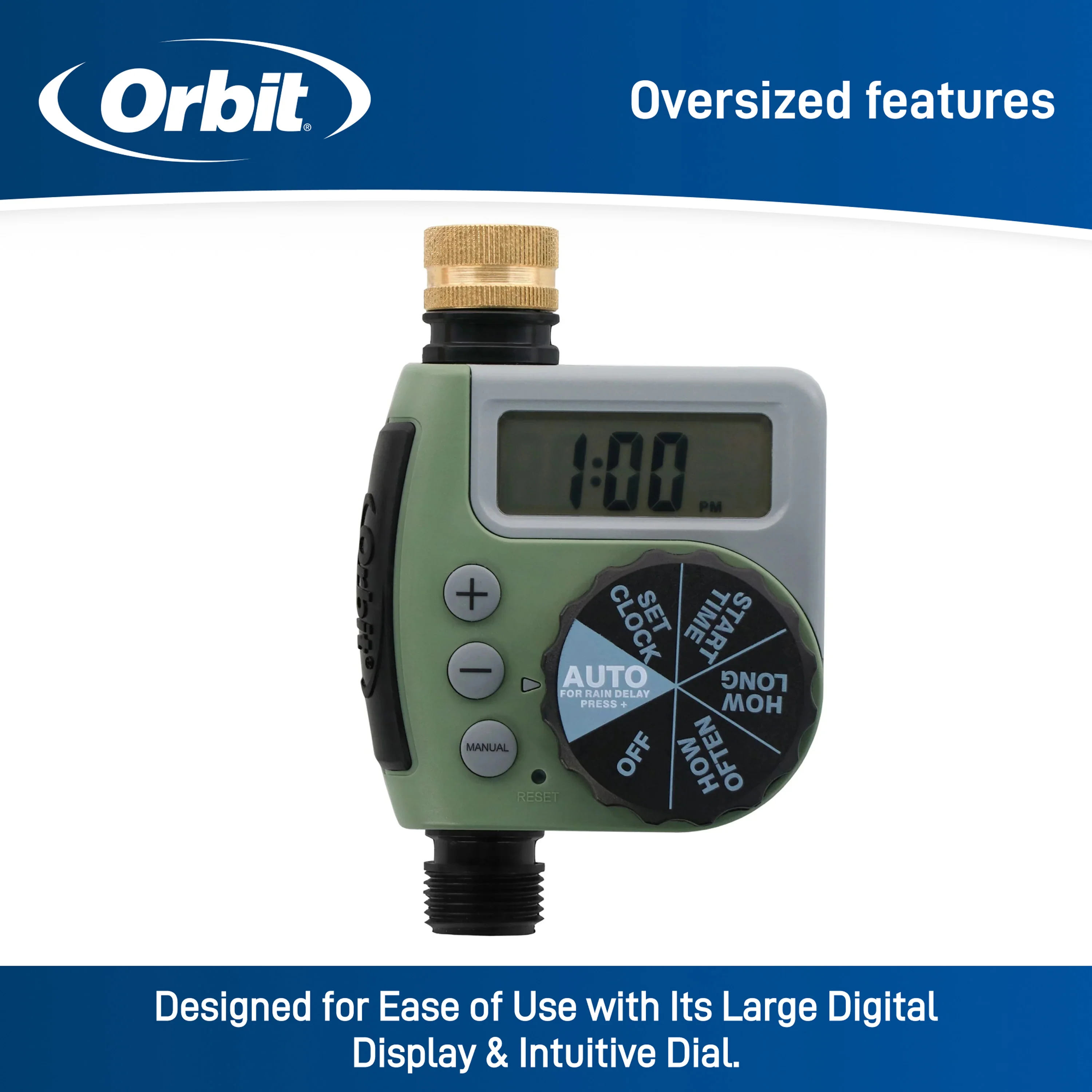 One Outlet Single-Dial Hose Faucet Timer 62056 - Image 8