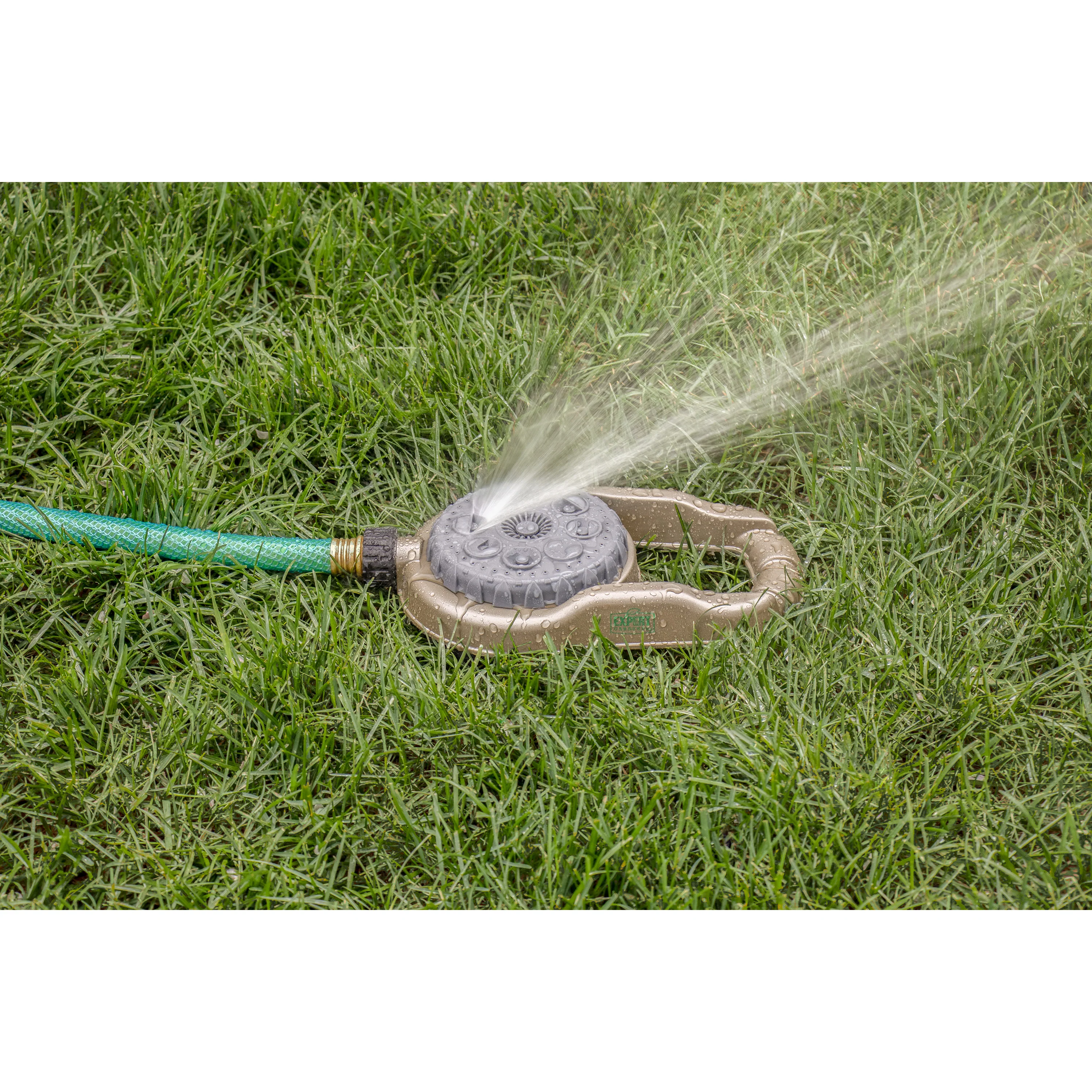 Metal 8-Pattern Lawn Sprinkler on Weighted Base | 28515 - Image 11