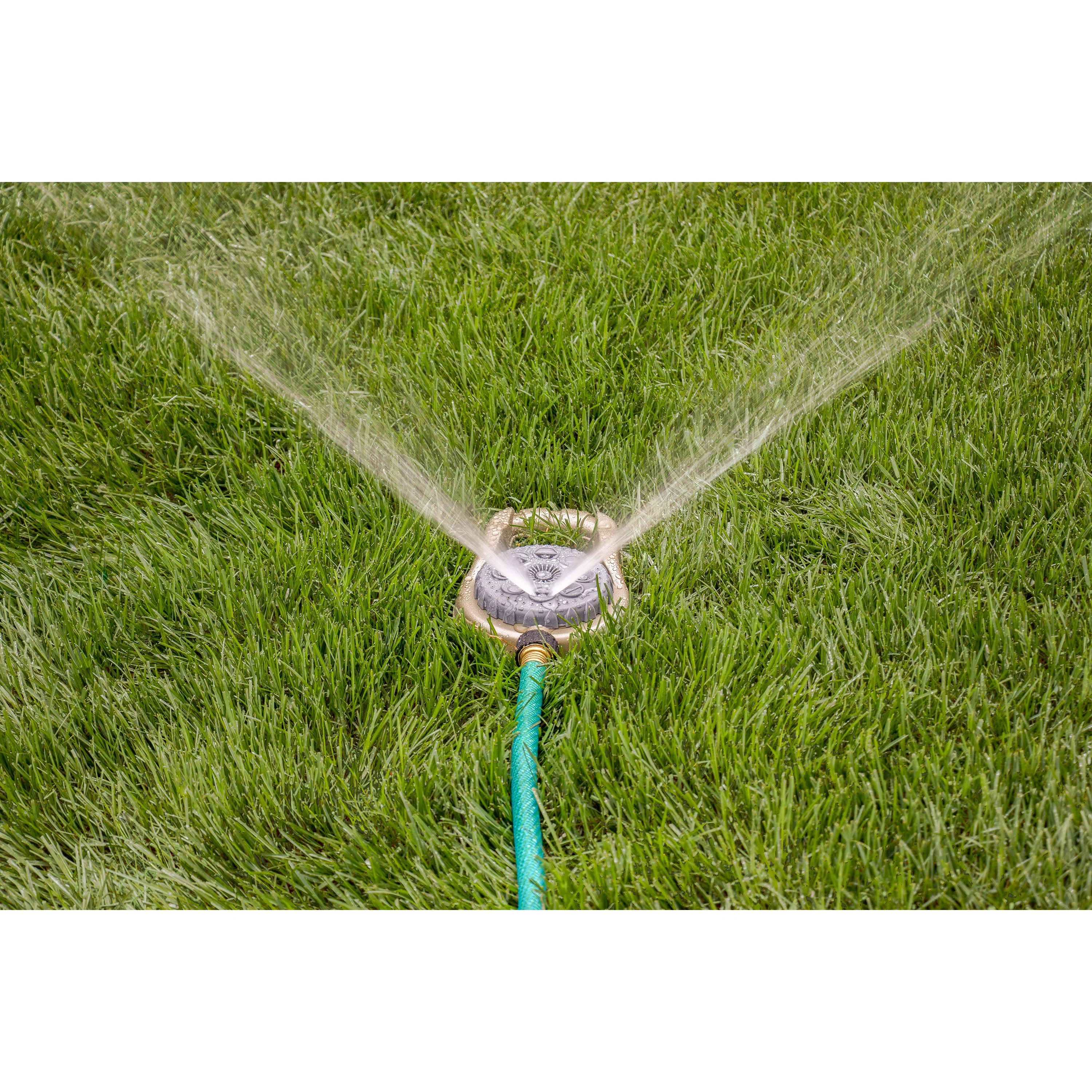 Metal 8-Pattern Lawn Sprinkler on Weighted Base | 28515 - Image 14