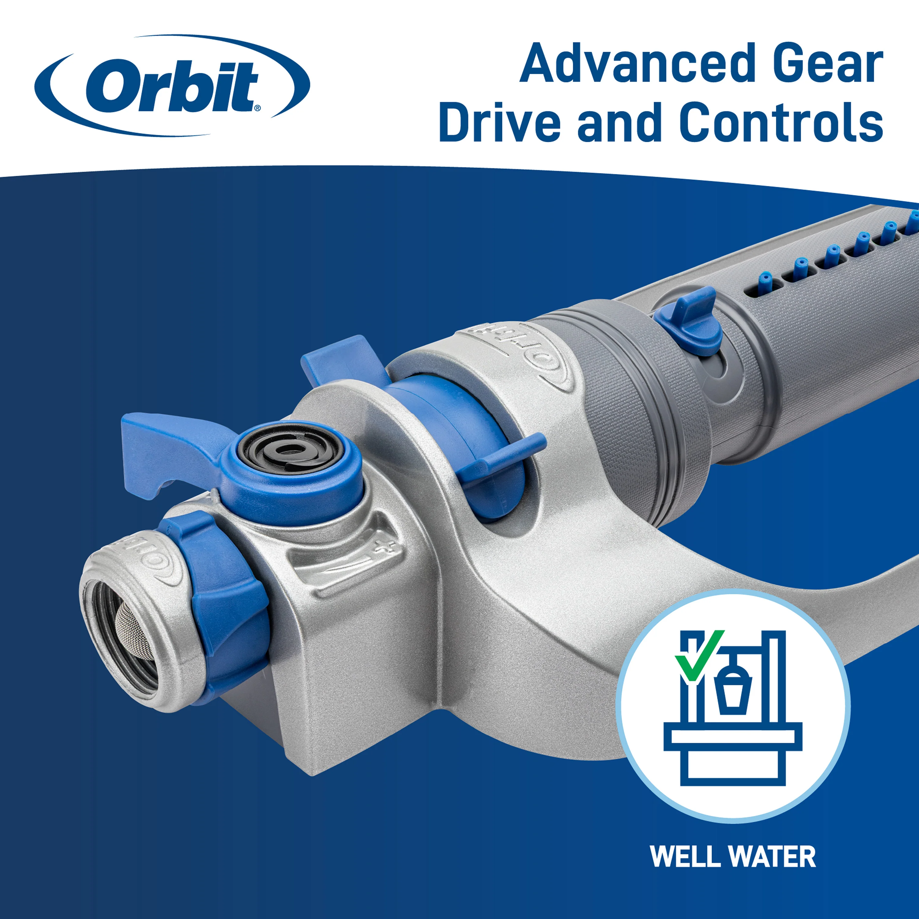 Orbit Elevated 4,500 Sq Ft Metal Straight Bar Gear-Drive Oscillator 26970 - Image 5