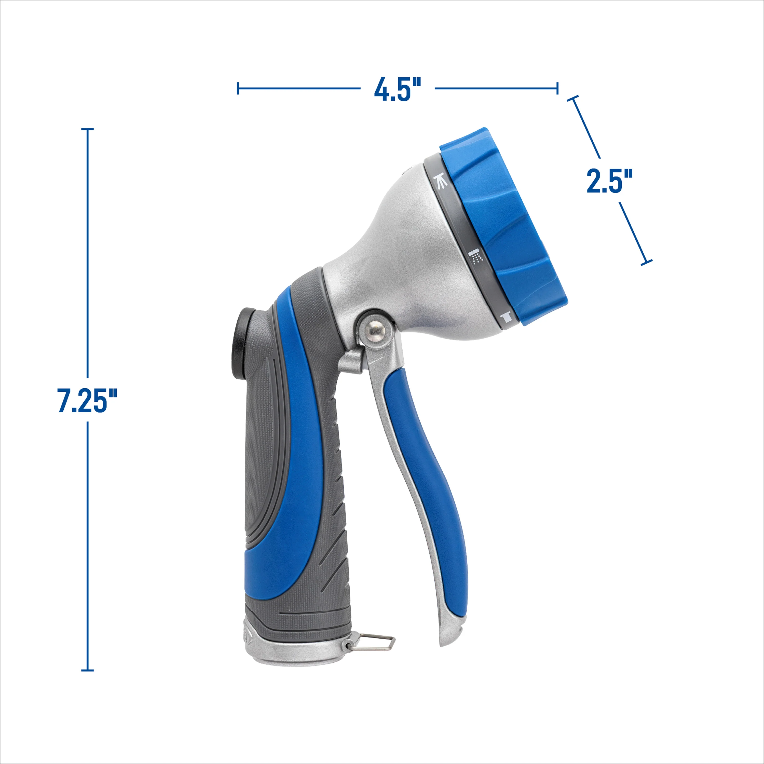Orbit Elevated 7-Pattern Metal Front Trigger Nozzle 28278 - Image 9