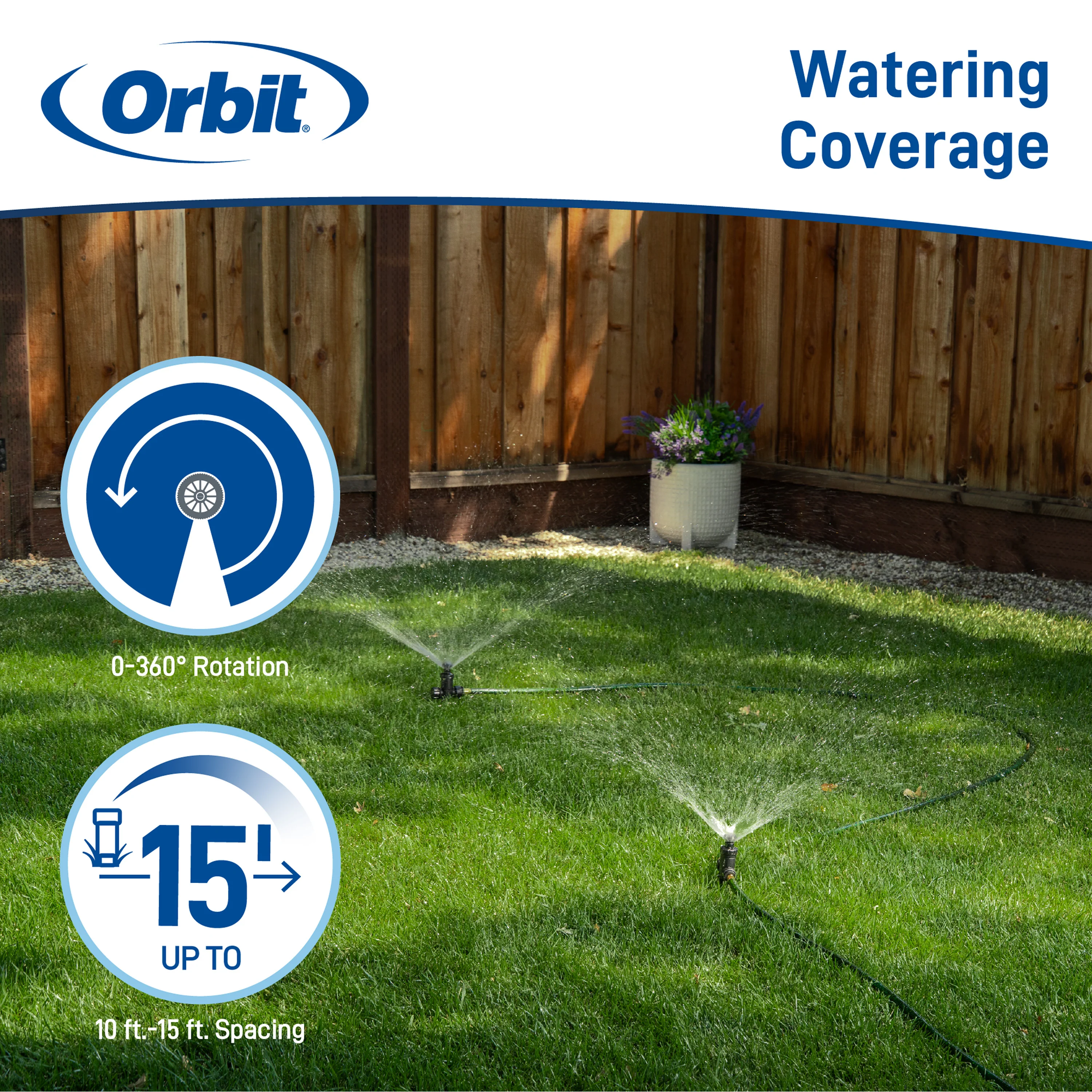 Adjustable Pattern Spot Sprinkler on Spike 29807 - Image 4
