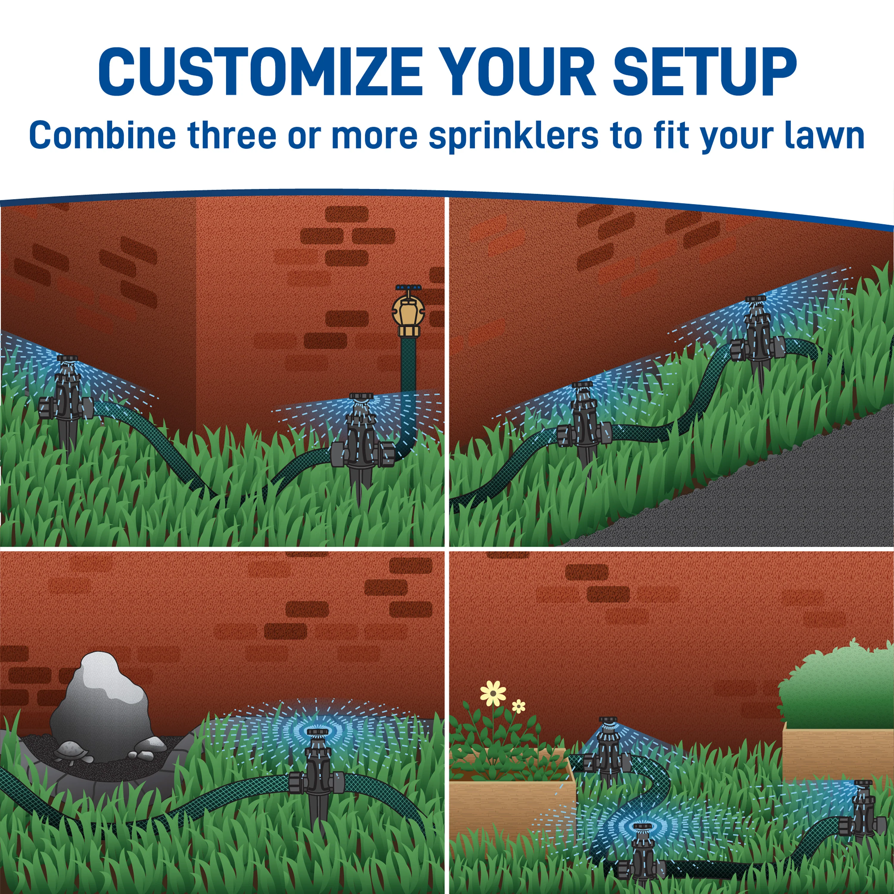Adjustable Pattern Spot Sprinkler on Spike 29807 - Image 7