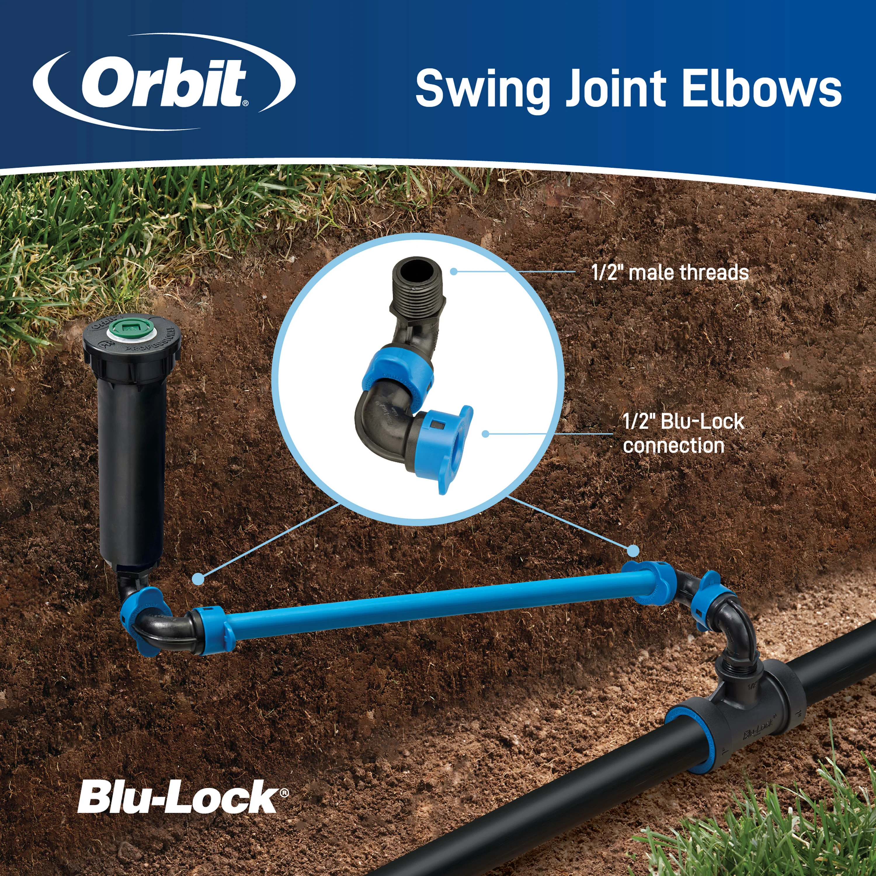 1/2" Blu-Lock Street Elbow 31975 - Image 4