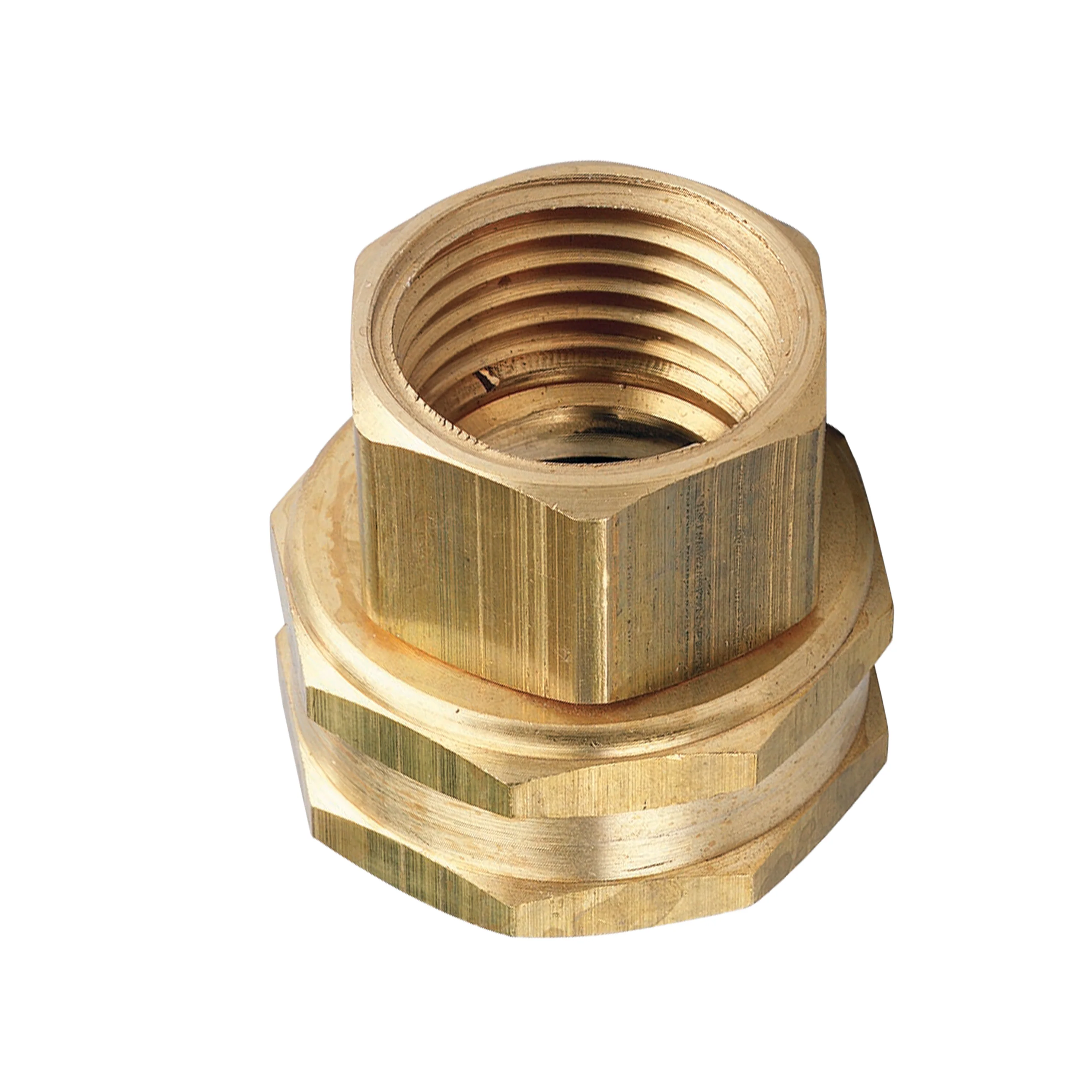 1/2" FPT x 3/4" FHT Brass Swivel 53037 - Image 2
