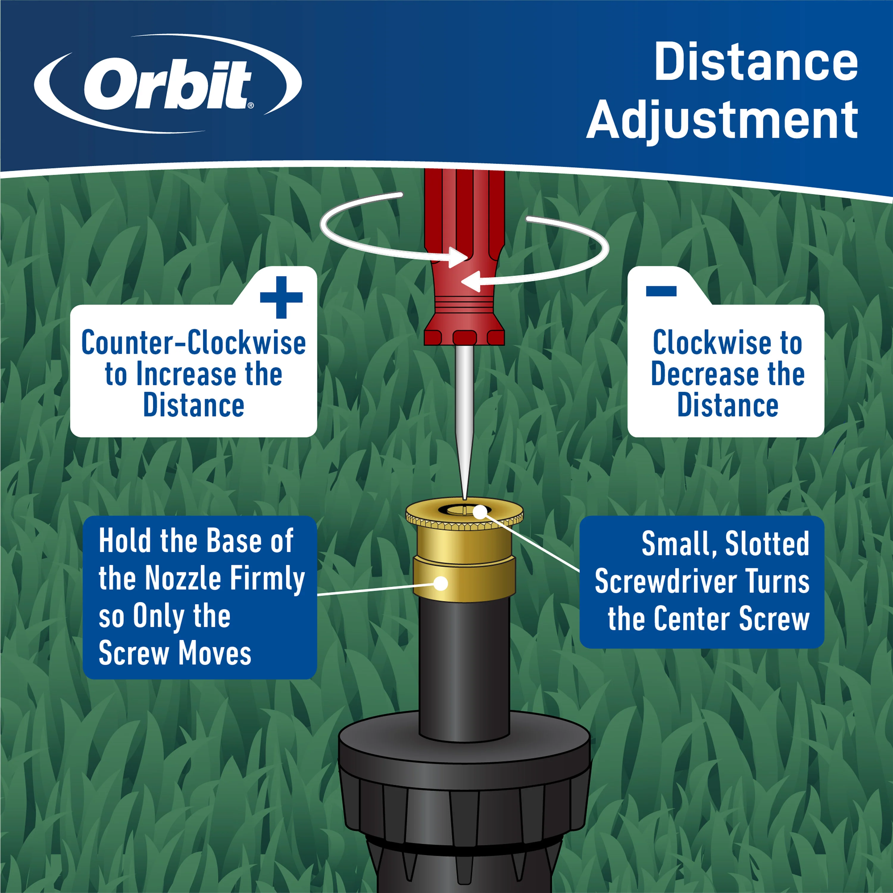 15-ft. Adjustable Pattern Spray Sprinkler Nozzle 53584 - Image 3