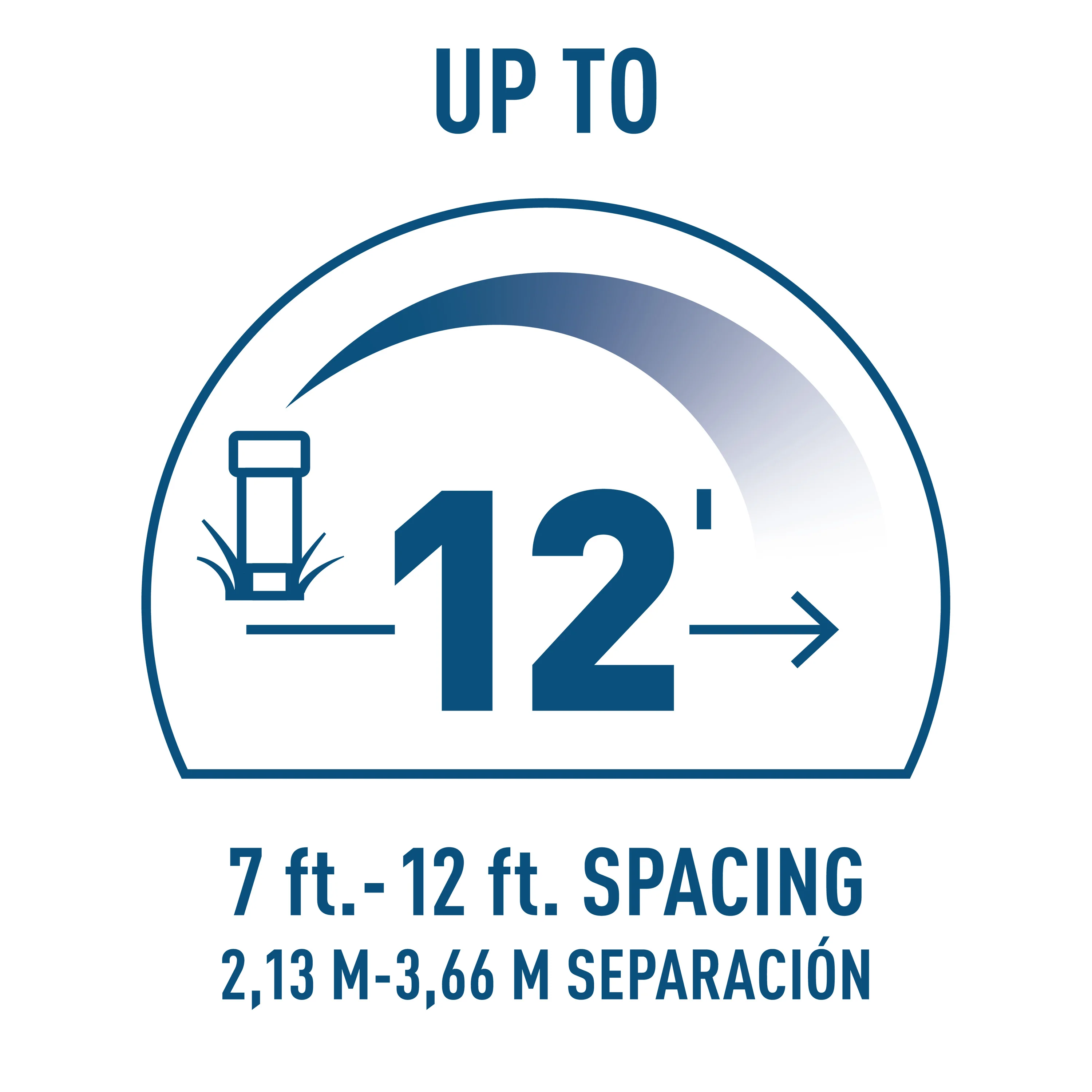 12-ft. Adjustable Pattern Spray Sprinkler Nozzle 53583 - Image 5