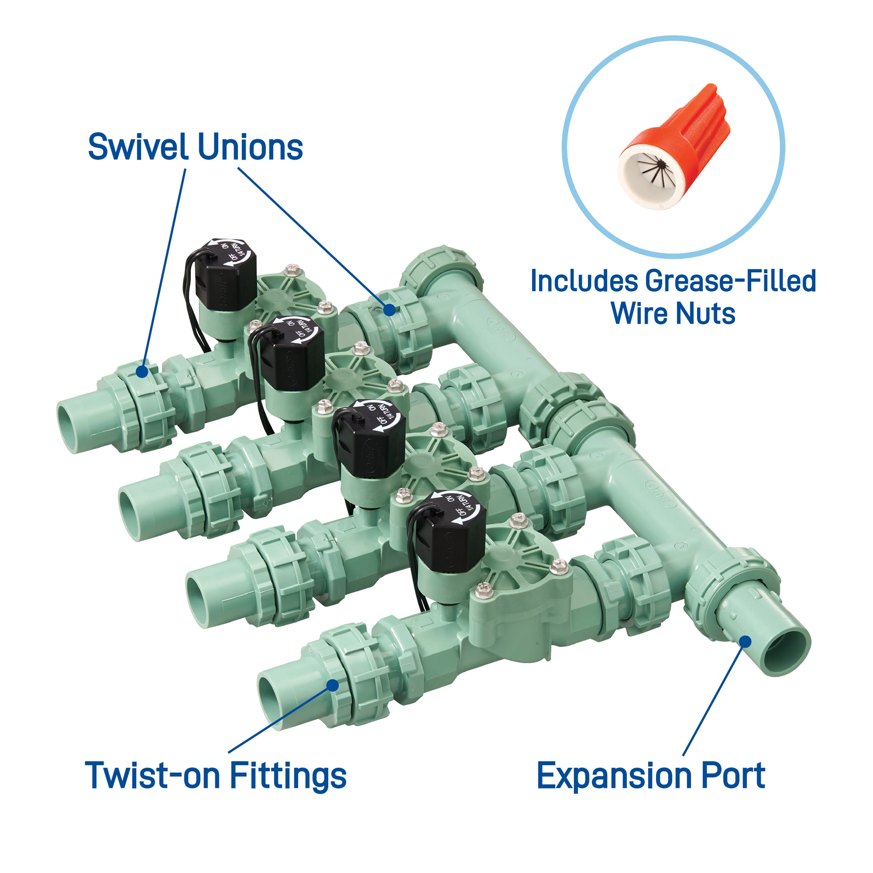3-Valve Preassembled Manifold with PVC Adapters 57253 - Image 10