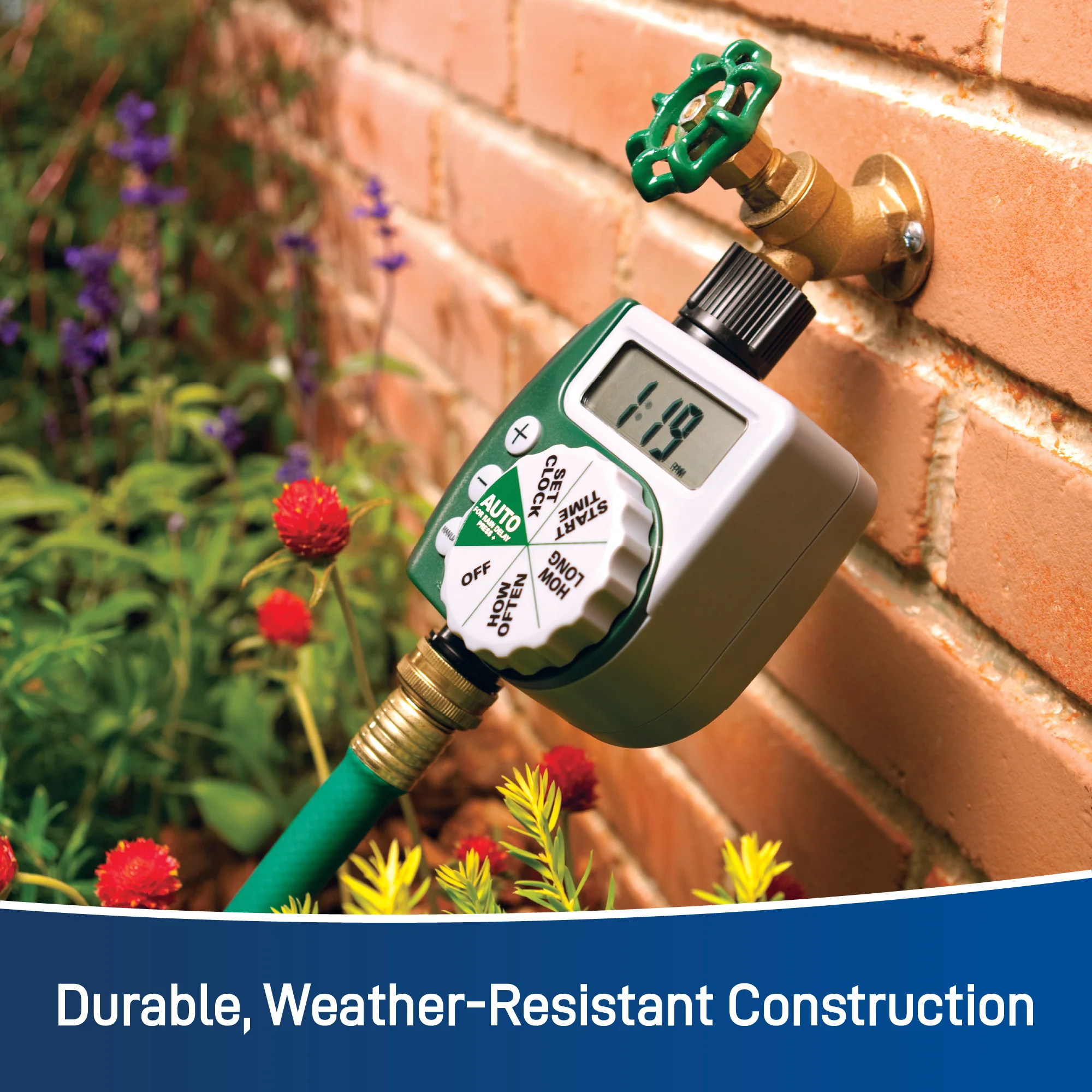 1-Outlet Programmable Hose Faucet Timer | Retail Packaging | 62061 - Image 2