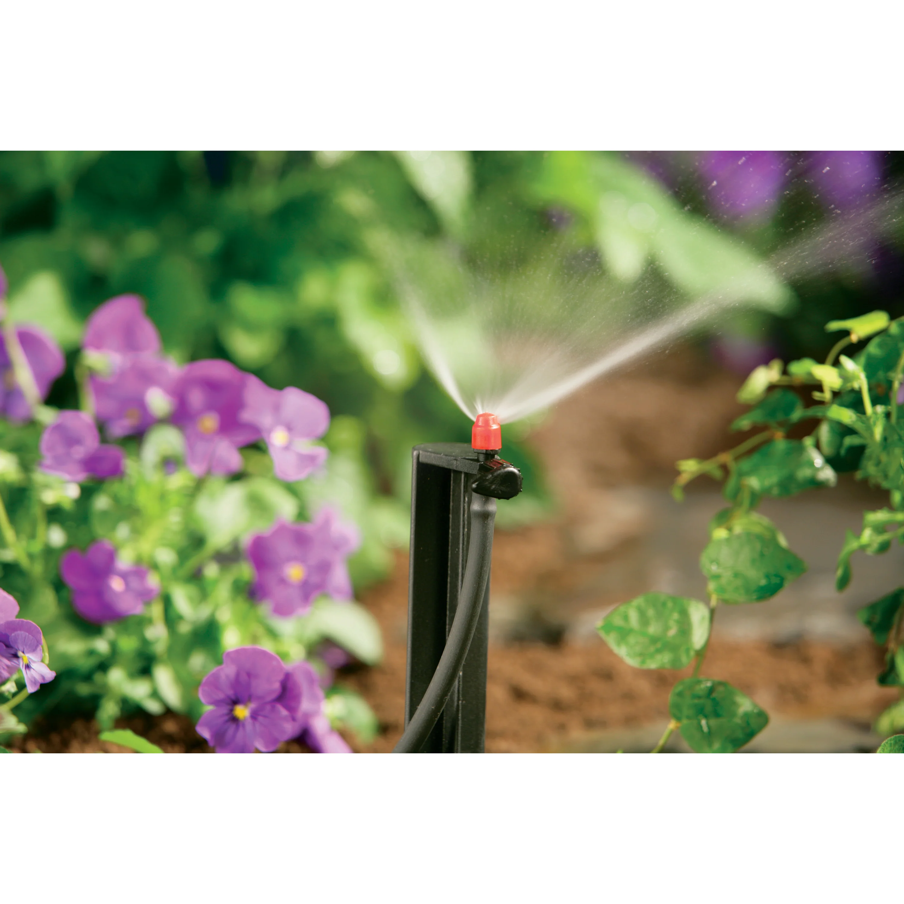 1/4" Barb Micro-Sprinkler Qtr Pattern on 12" Stake 67138 - Image 2