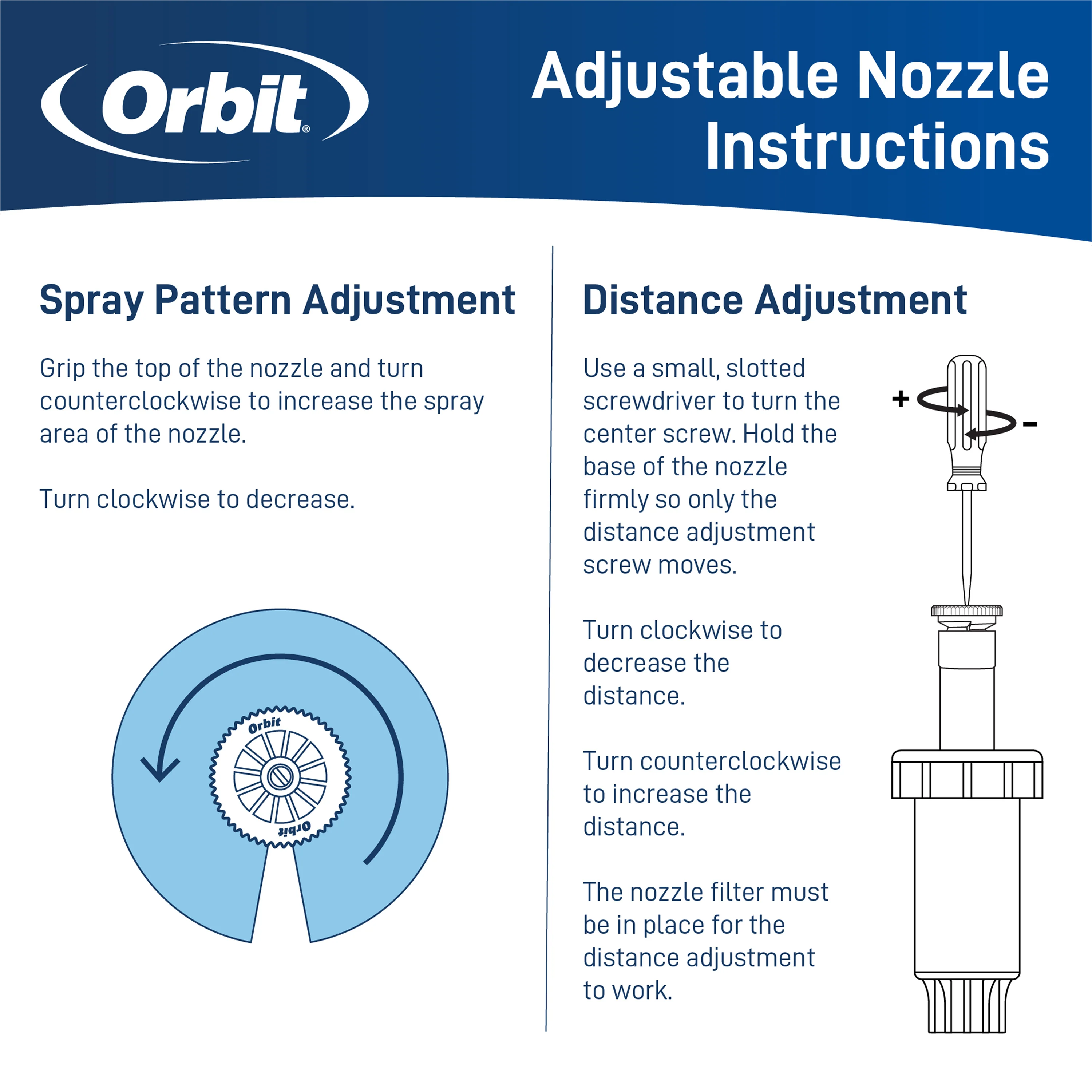 4-ft. Adjustable Pattern Spray Sprinkler Nozzle 53580 - Image 6