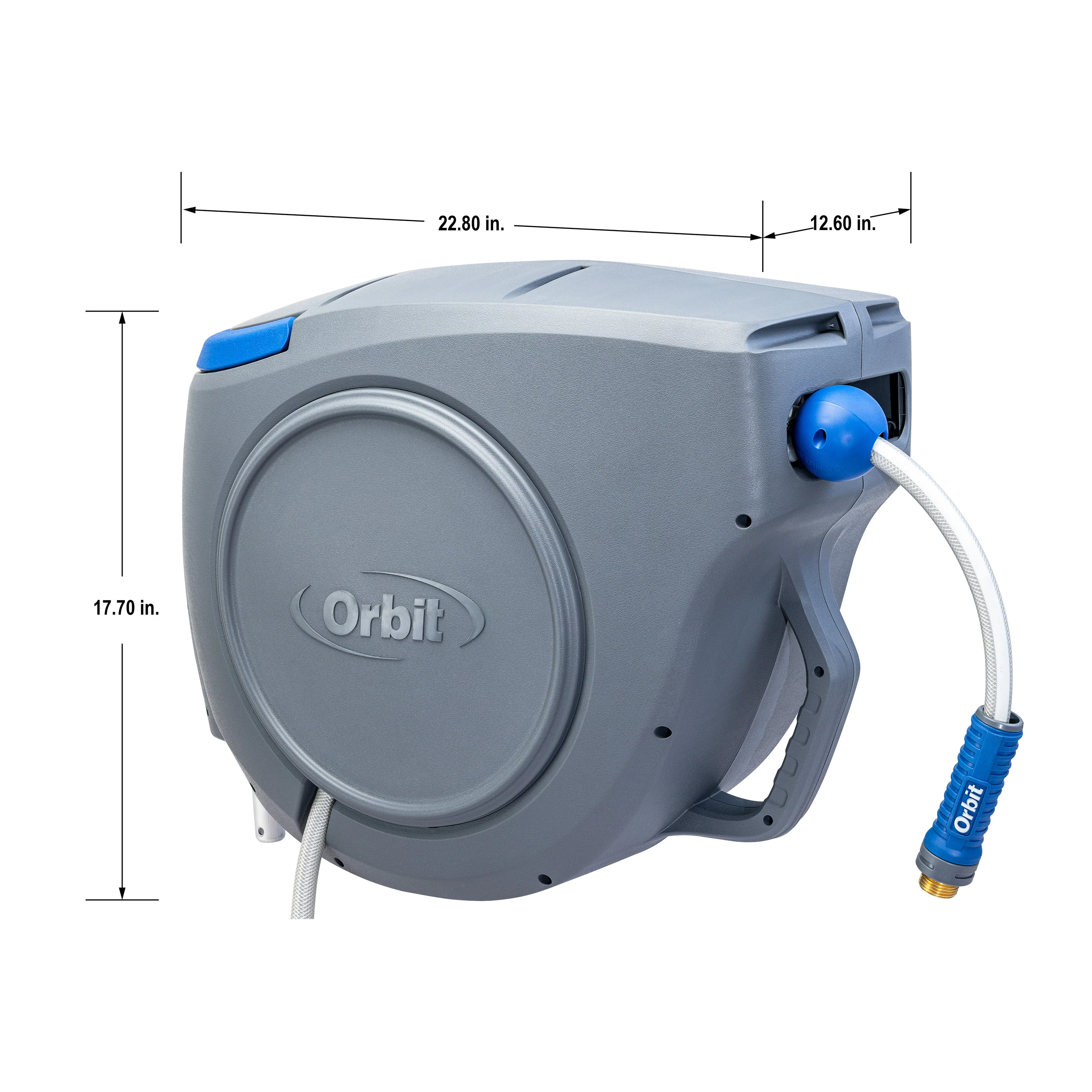 100 ft x 5/8 in Auto-Retractable Garden Hose Reel 28263 - Image 14