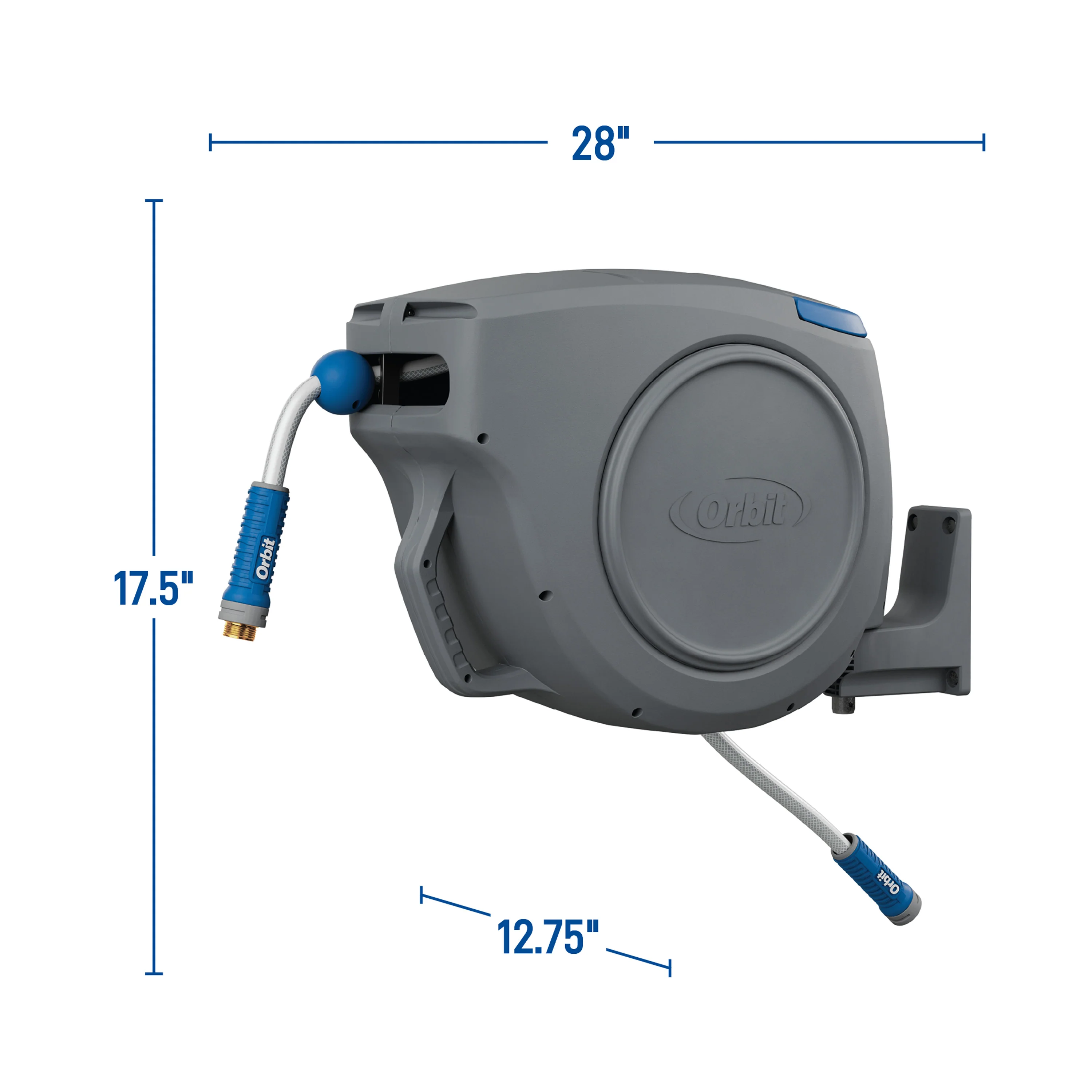 100 ft x 5/8 in Auto-Retractable Garden Hose Reel 28263 - Image 15