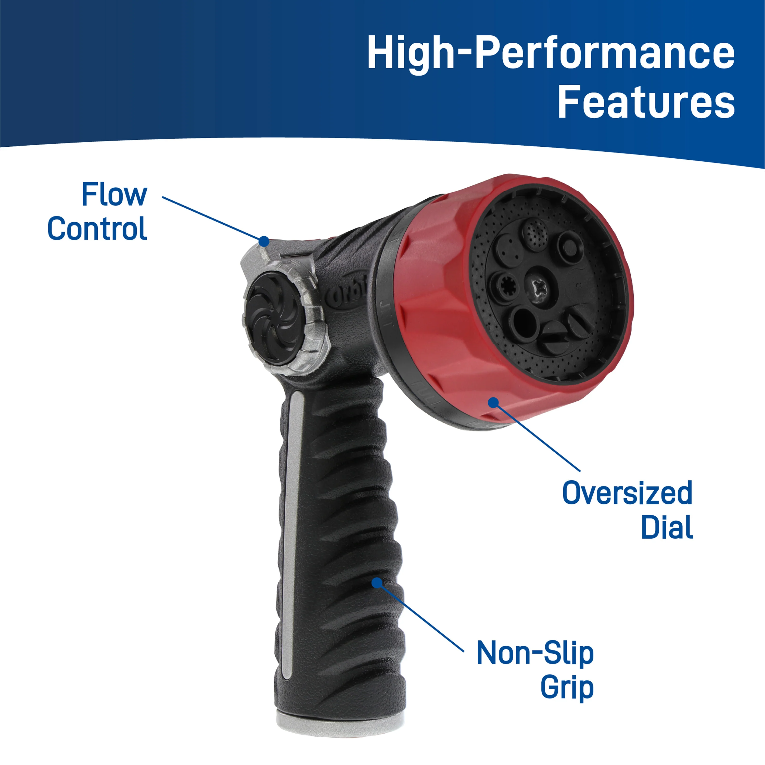 Pro Series 8-Pattern Thumb Control Nozzle 26812 - Image 5