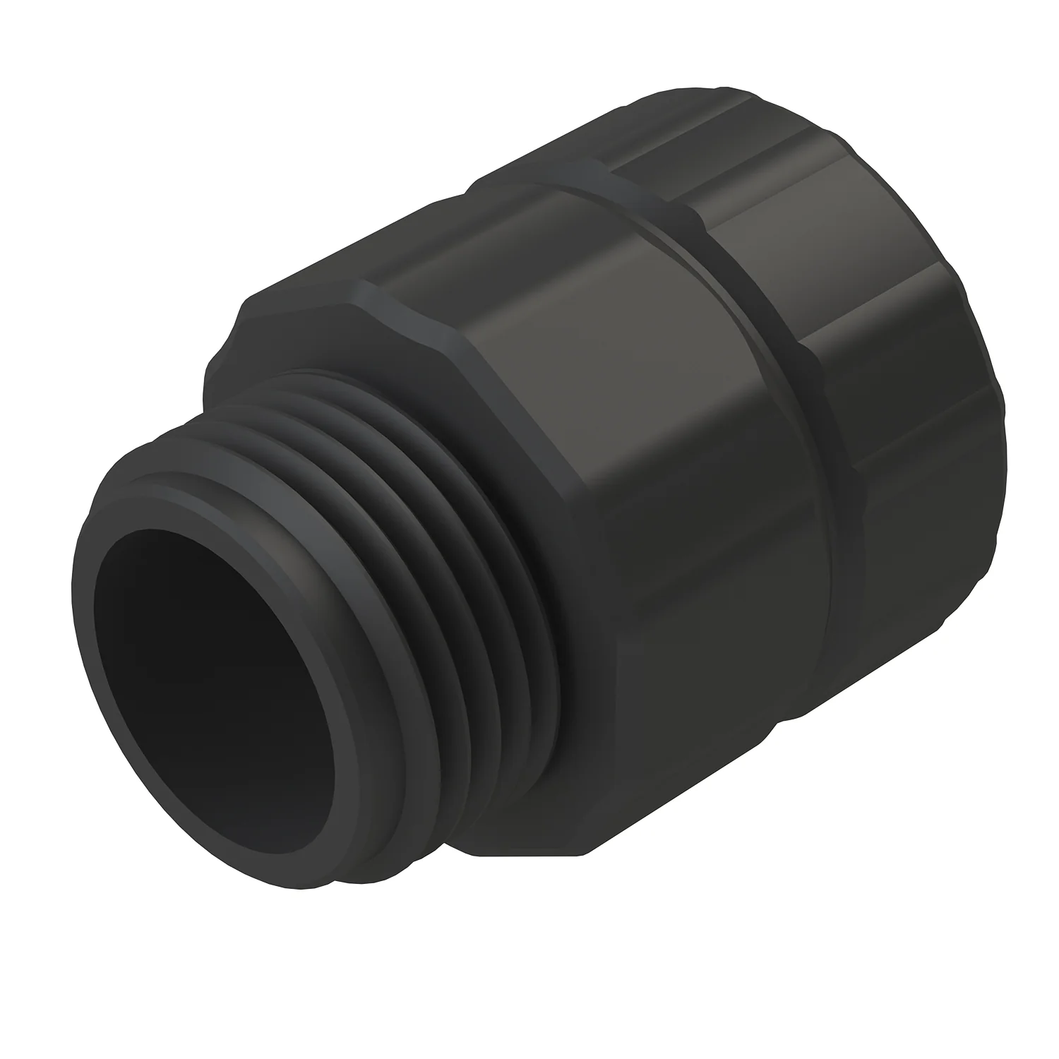 Push-Fit 5/8" Male Hose Mender, Plastic 56975
