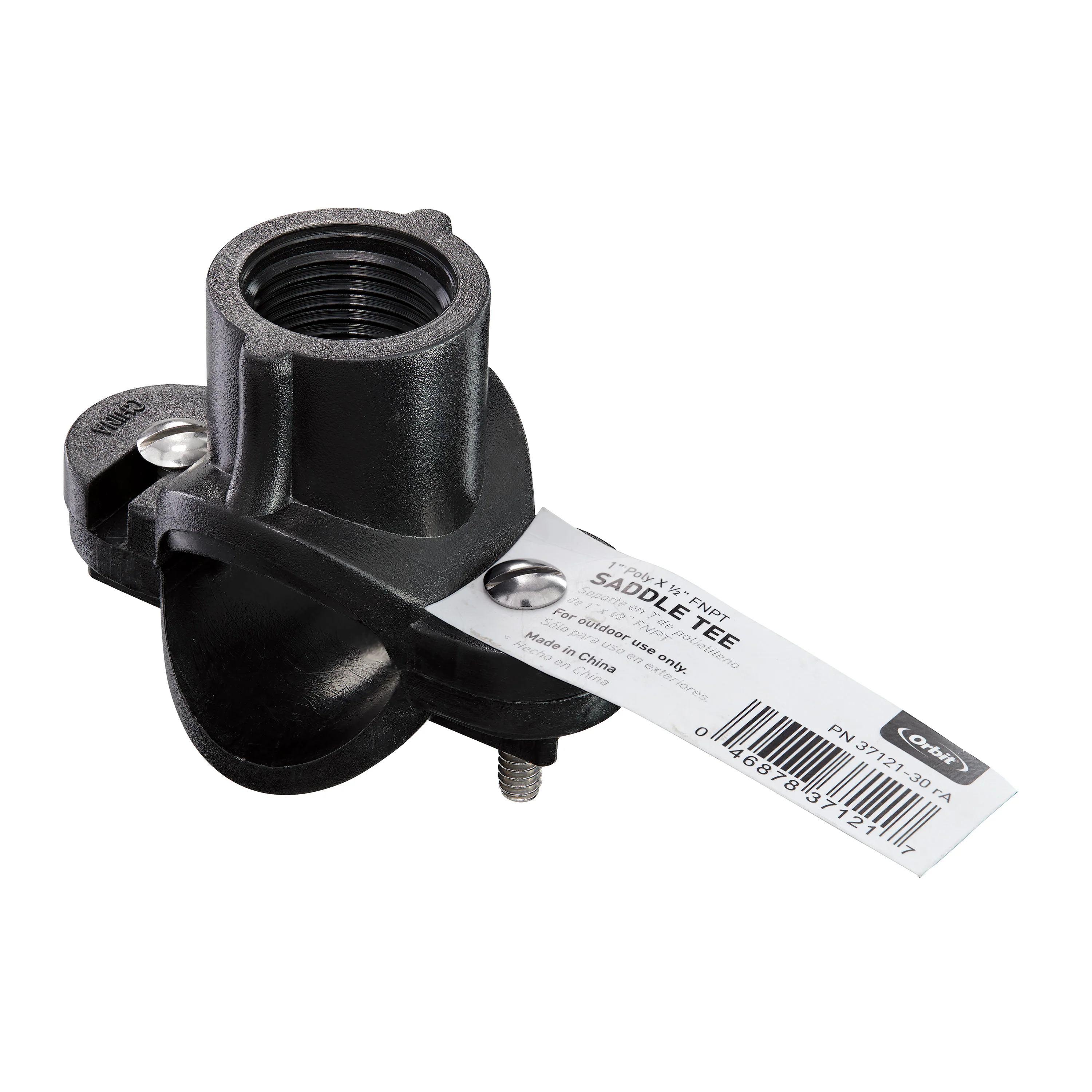 1" x 1/2" PVC Pipe Saddle Tee | 37121 - Image 6