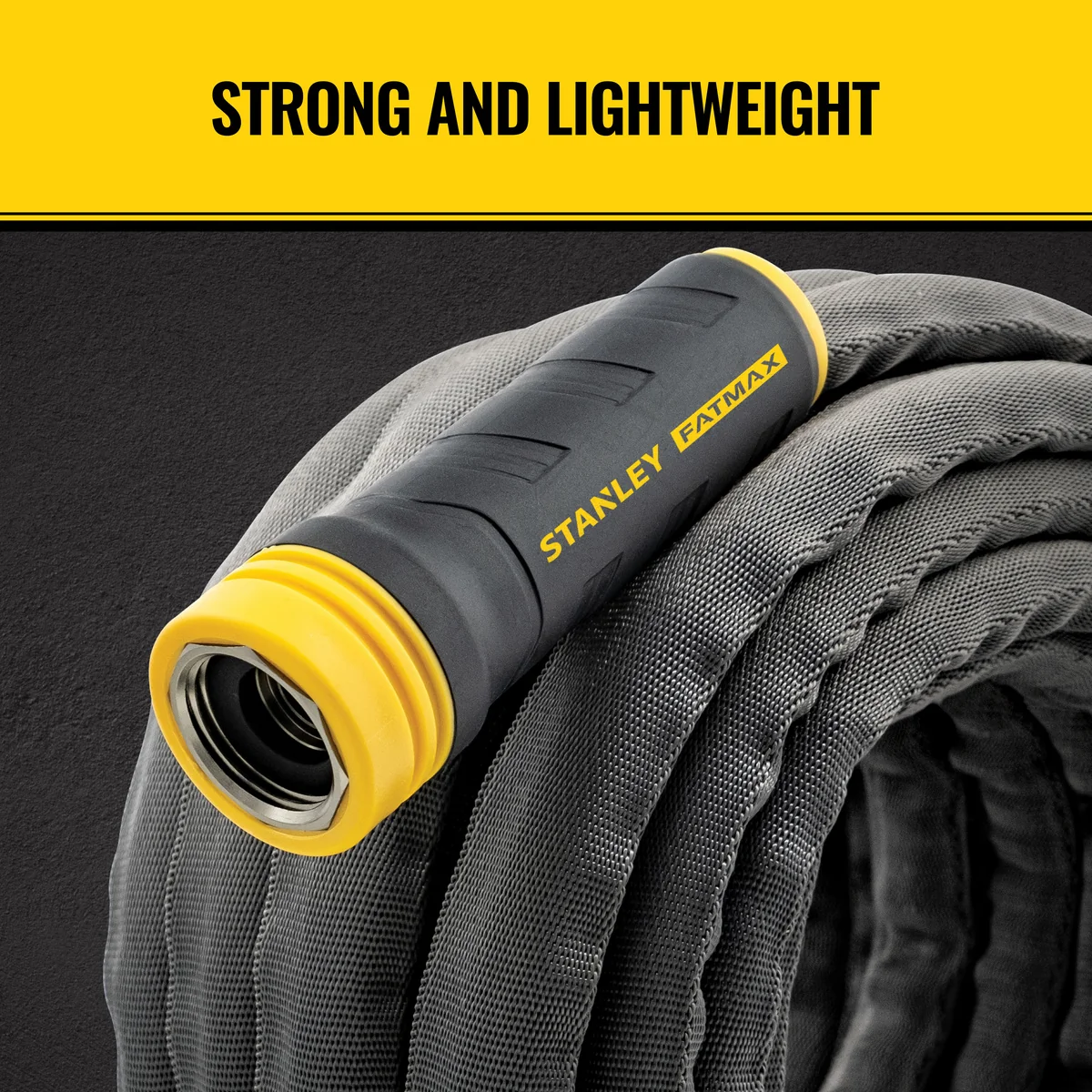 Stanley 100 ft x 5/8" Fabric Hose w/Swivel Coupling BDS90131 - Image 5