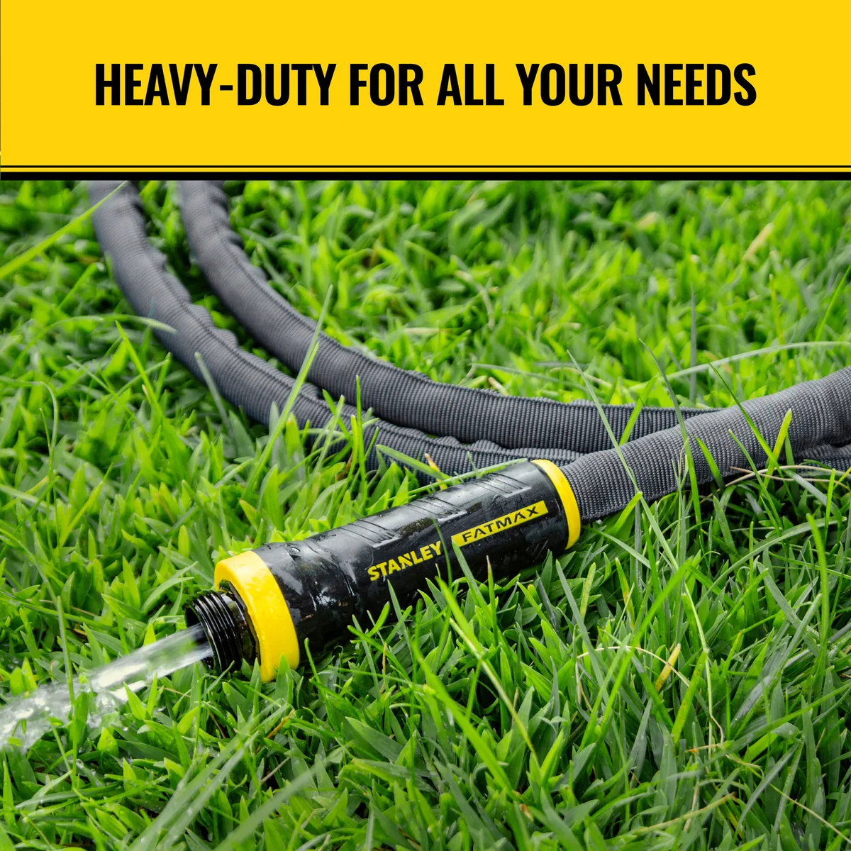 Stanley 100 ft x 5/8" Fabric Hose w/Swivel Coupling BDS90131 - Image 7